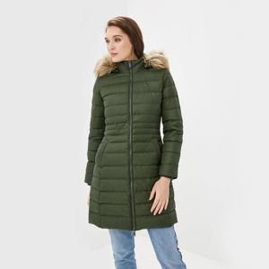 Tommy Hilfiger dámská zelená zimní bunda Essential - XS (LG9)